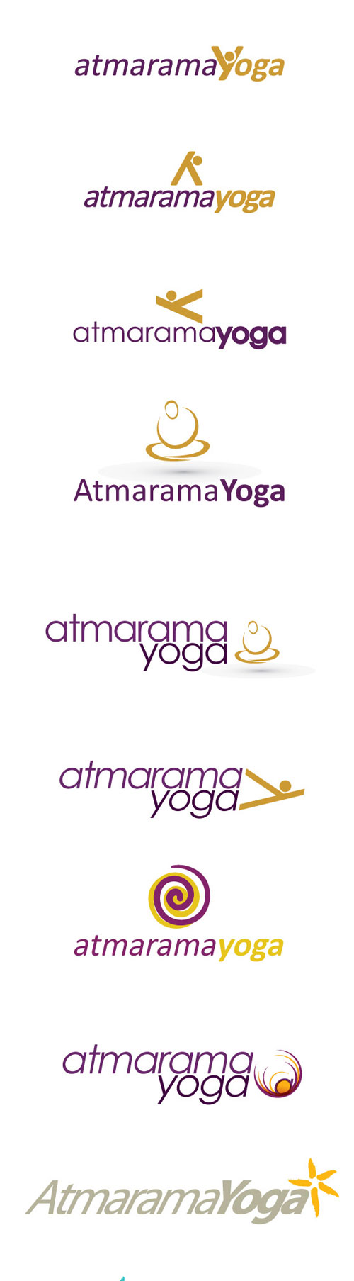 Logokonzept Yoga